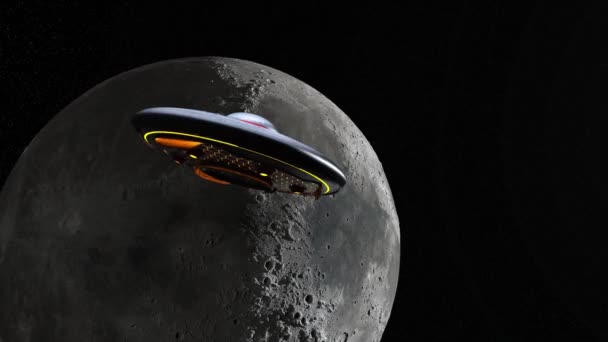 月球和U 的3D渲染 — 图库视频影像