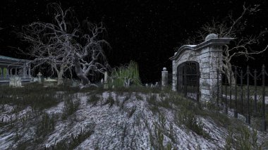 Ürkütücü malikanenin 3D canlandırması