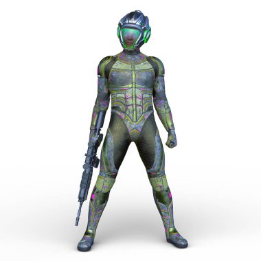 Bir siber adamın 3 boyutlu canlandırması