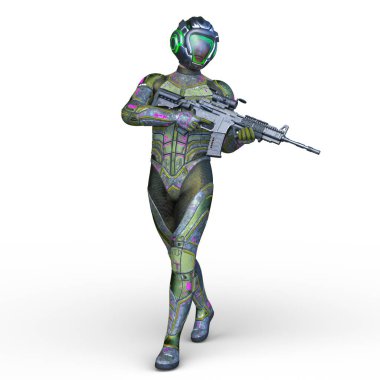 Bir siber adamın 3 boyutlu canlandırması