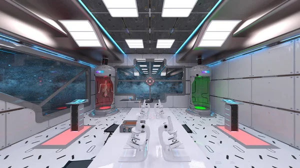 3D rendering of the cyborg Testing Laboratory