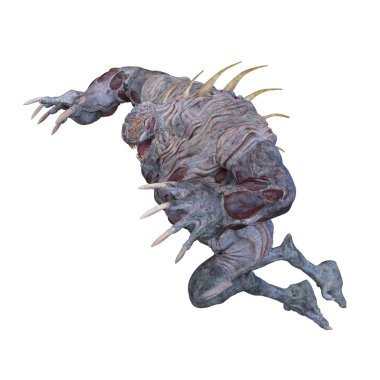 Ölümsüz bir canavarın 3 boyutlu canlandırması