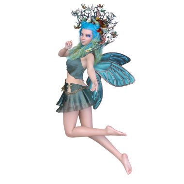 Kelebek perisinin 3 boyutlu canlandırması