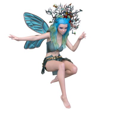 Kelebek perisinin 3 boyutlu canlandırması