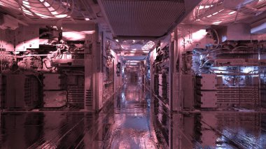 Uzay aracının 3 boyutlu görüntülemesi