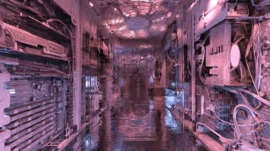 Uzay aracının 3 boyutlu görüntülemesi