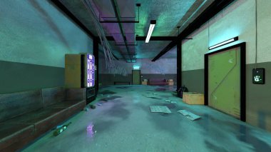 Koridorun 3B görüntülemesi