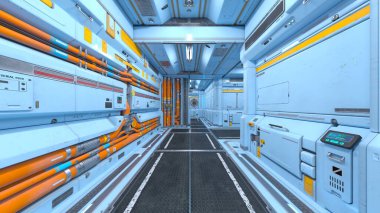 Uzay aracının 3 boyutlu görüntülemesi