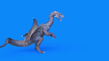 Bir Pterosaur 'un 3B canlandırması