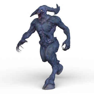Bir canavarın 3D canlandırması