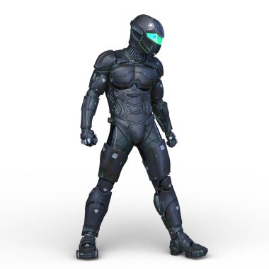 Bir siber adamın 3 boyutlu canlandırması