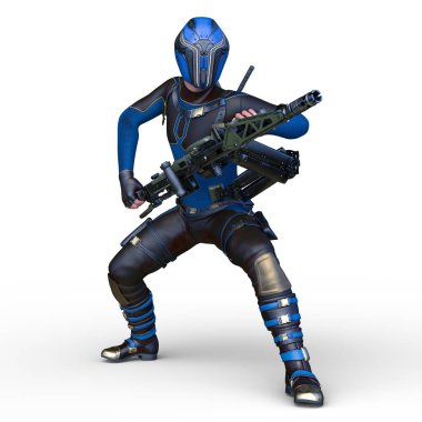 Bir siber adamın 3 boyutlu canlandırması