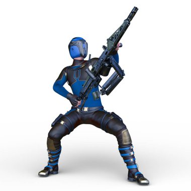 Bir siber adamın 3 boyutlu canlandırması