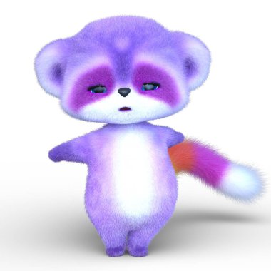 Bir rakunun 3 boyutlu canlandırması