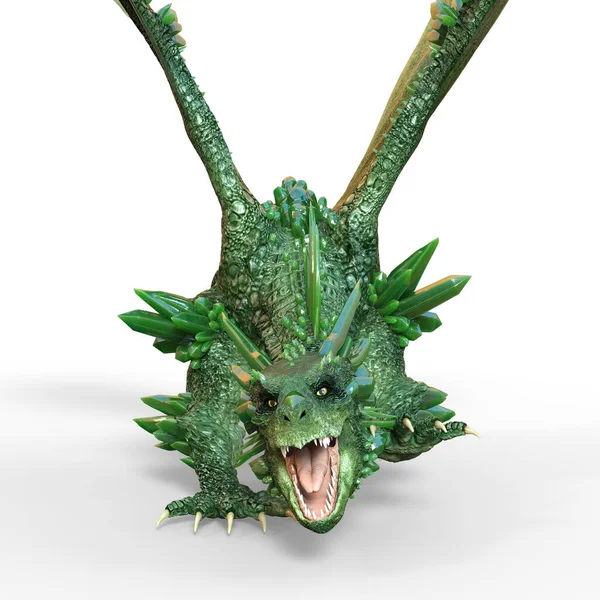 龙的3D渲染 — 图库照片