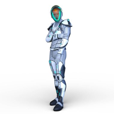 Bir siber adamın 3 boyutlu canlandırması