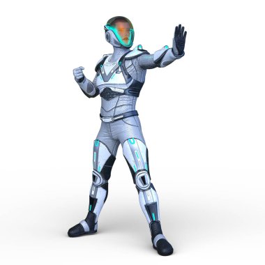 Bir siber adamın 3 boyutlu canlandırması