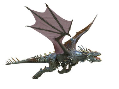 Bir Pterosaur 'un 3B canlandırması