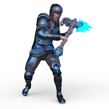 Bir siber savaşçının 3 boyutlu canlandırması