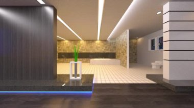 banyo 3D rendering