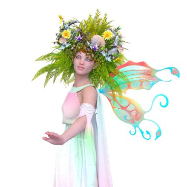 Kelebek perisinin 3 boyutlu canlandırması