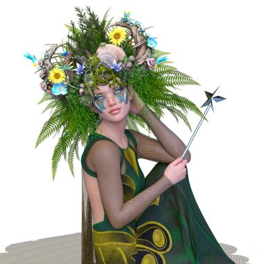 Kelebek perisinin 3 boyutlu canlandırması