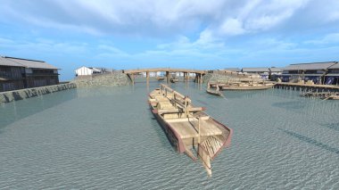 Limanın 3B görüntülemesi