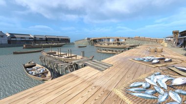 Limanın 3B görüntülemesi