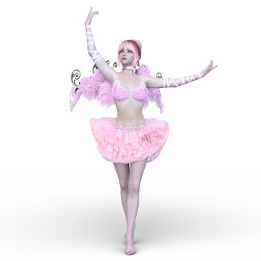 3D rendering of a fairy