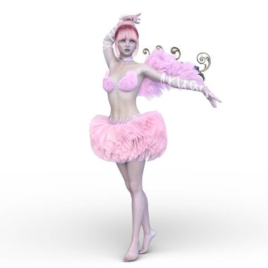 3D rendering of a fairy