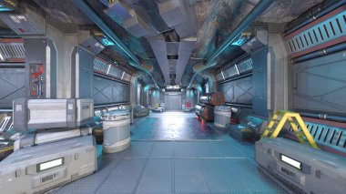 Uzay aracının 3 boyutlu görüntülemesi