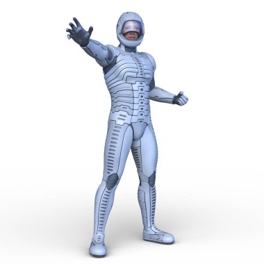 Bir siber adamın 3 boyutlu canlandırması