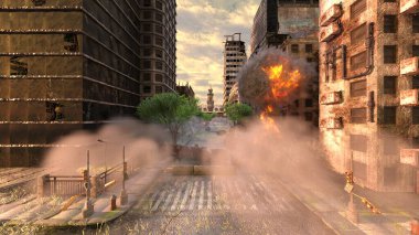 Savaş alanının 3 boyutlu canlandırması