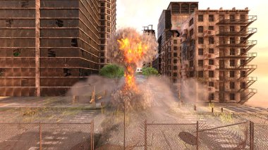 Savaş alanının 3 boyutlu canlandırması