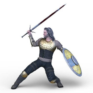 Bir şövalyenin 3 boyutlu canlandırması