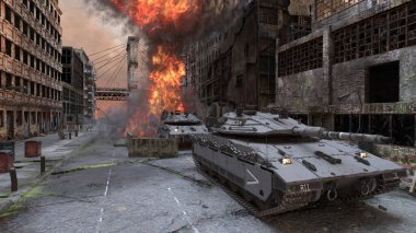 Savaş alanının 3 boyutlu canlandırması