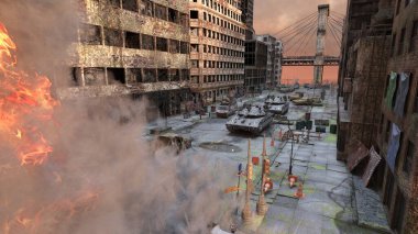 Savaş alanının 3 boyutlu canlandırması