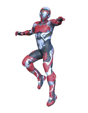 Bir siber adamın 3 boyutlu canlandırması