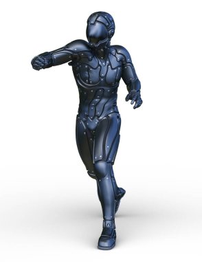 Bir siber adamın 3 boyutlu canlandırması