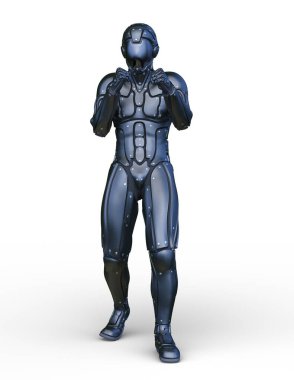 Bir siber adamın 3 boyutlu canlandırması