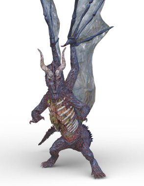 Bir Pterosaur 'un 3B canlandırması