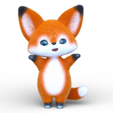 Bir tilkinin 3B görüntülemesi