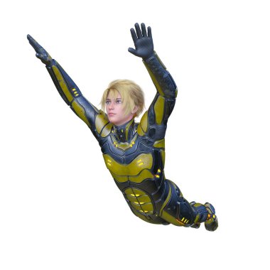 Bir siber adamın 3 boyutlu canlandırması