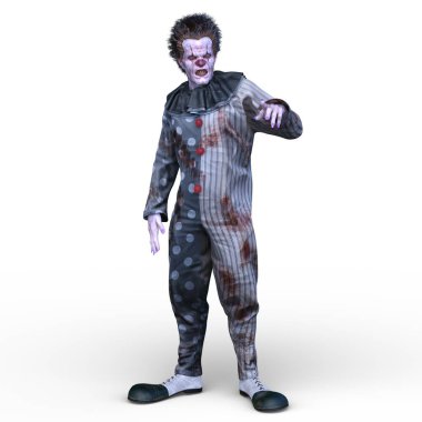 Bir palyaçonun 3 boyutlu canlandırması