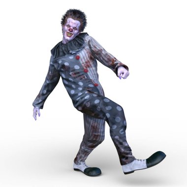 Bir palyaçonun 3 boyutlu canlandırması