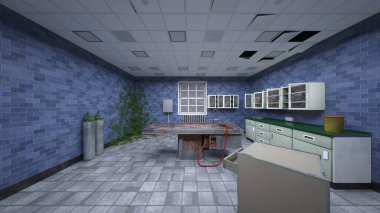 Diseksiyon odasının 3 boyutlu görüntülemesi