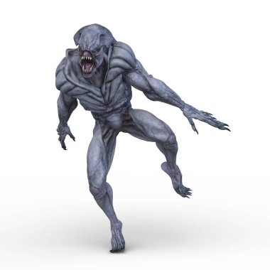 Ölümsüz bir canavarın 3 boyutlu canlandırması