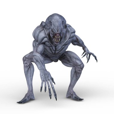 Ölümsüz bir canavarın 3 boyutlu canlandırması