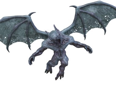 Bir canavarın 3D canlandırması