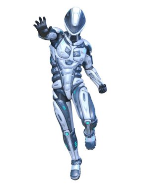 Bir siber adamın 3 boyutlu canlandırması